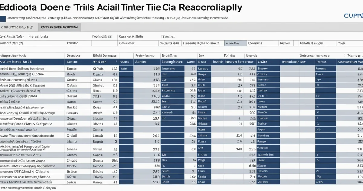 Audit trail log visualization showing field-level change records with user, timestamp, and reason columns